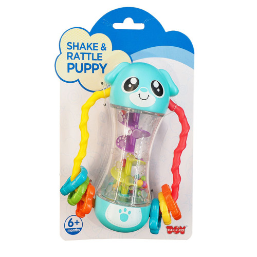 Hap-P-Kid Little Learner Baby Shake Rattle - Puppy | 6 months+